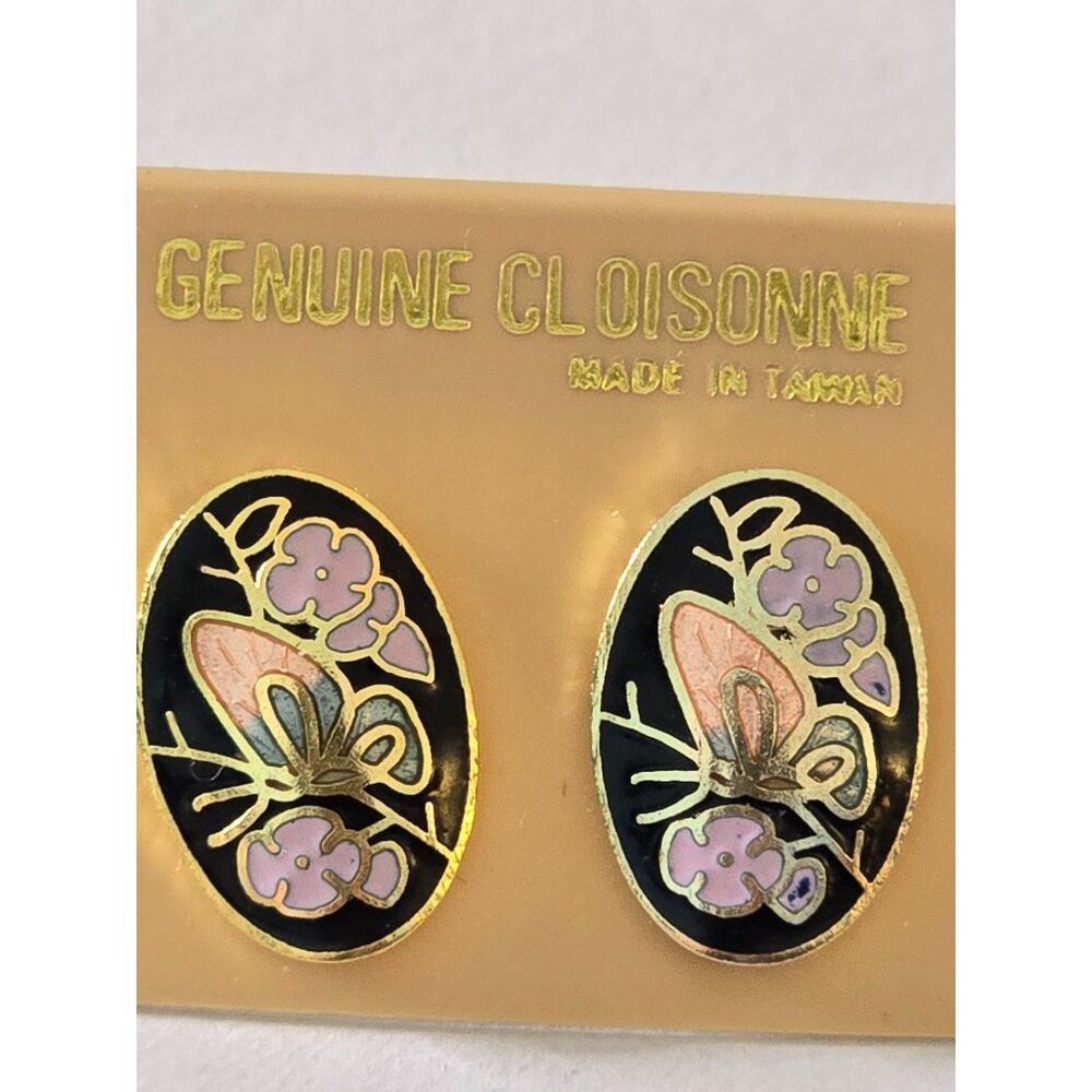 Butterfly Post Earrings Costume Jewelry